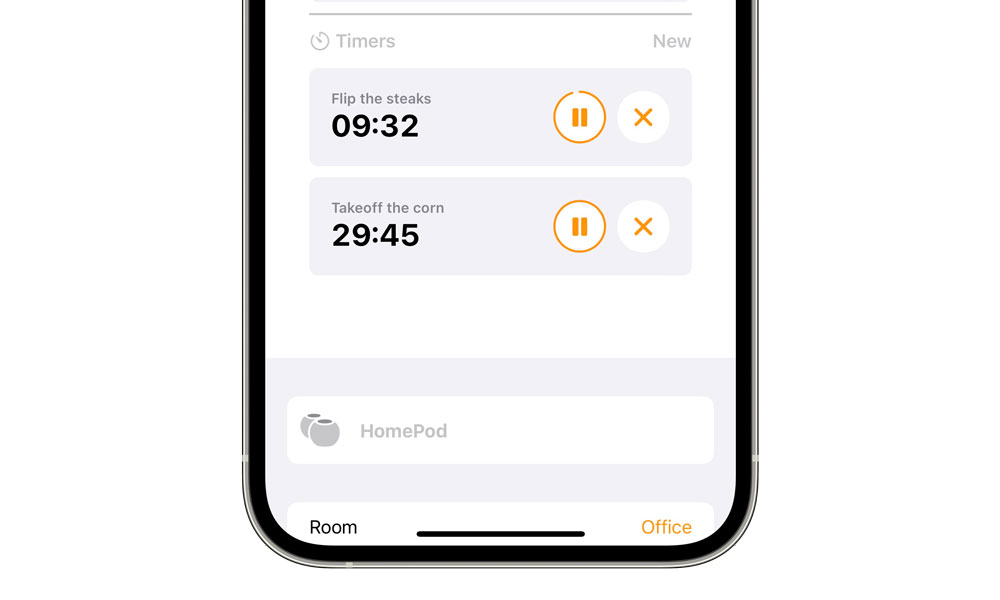 HomePod Timers via Siri in iOS 14.7