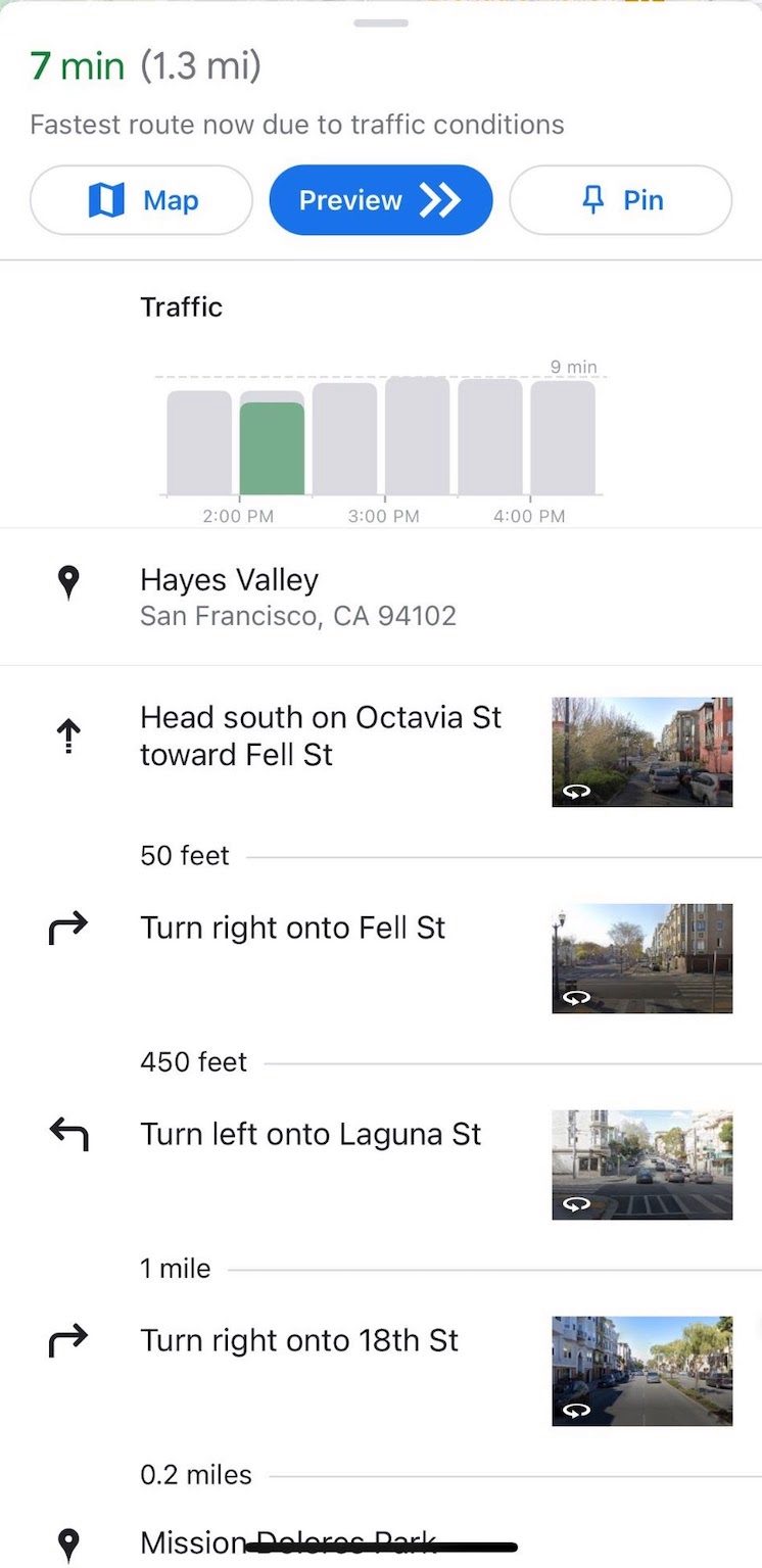 google maps navigation data 2
