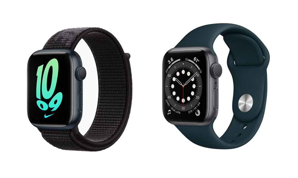 Apple Watch S7 Midnight vs S6 Grey