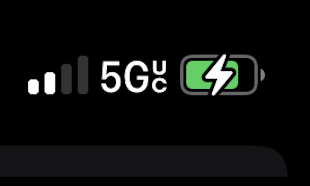 T Mobile 5G UC icon on iPhone