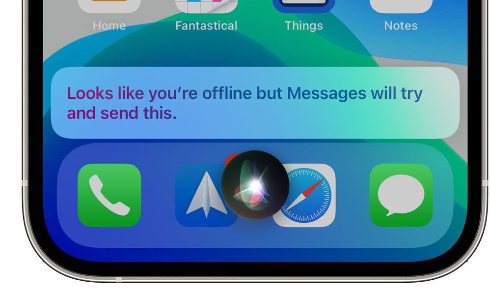 iOS 15 Siri Send Messages Offline