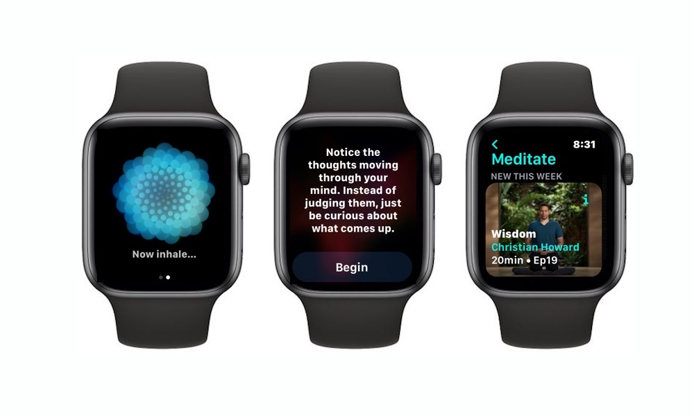 Mindfulness app Apple Watch watchOS8