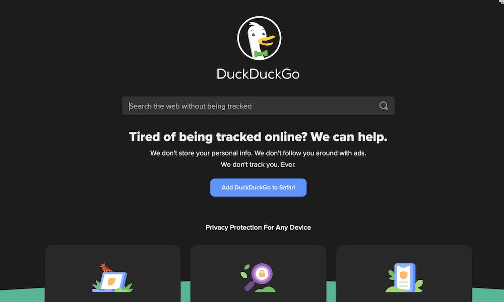 DuckDuckGo Search Engine