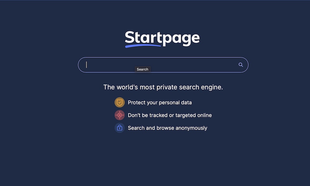 Startpage Search engine