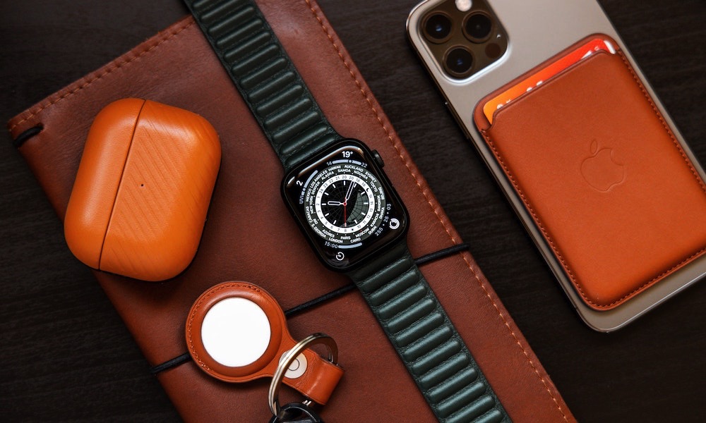 Leather Link Watch Band
