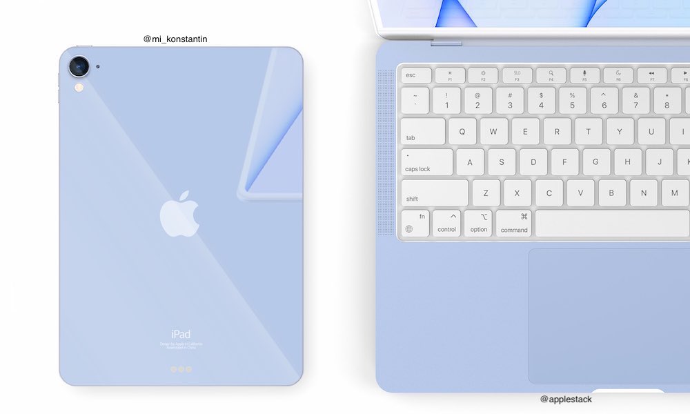 iPad Air Concept Image with MacBook Air