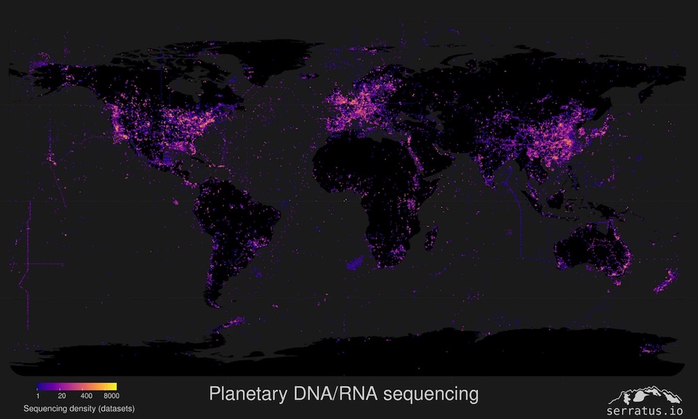 Planetary DNA and RNA sequencing