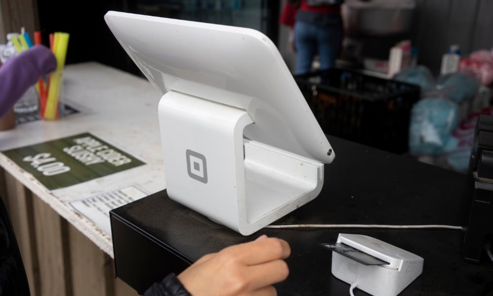 iPad square point of sale pos terminal
