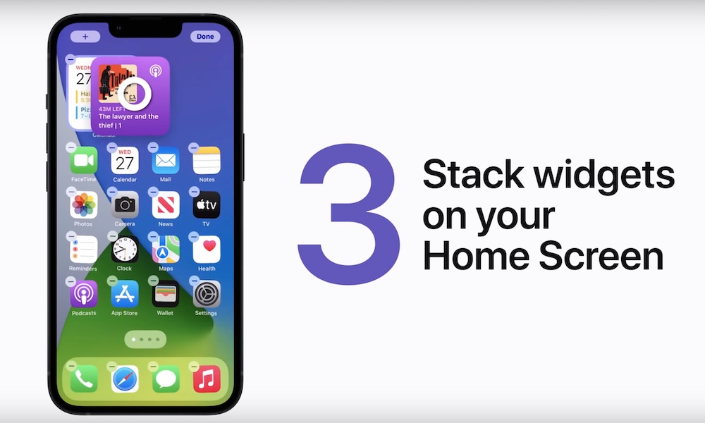 Stack Widgets Home Screen iPhone