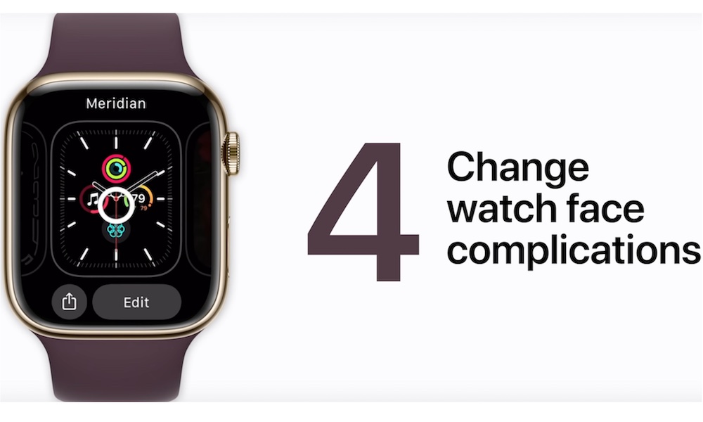 Change watch Face Complications