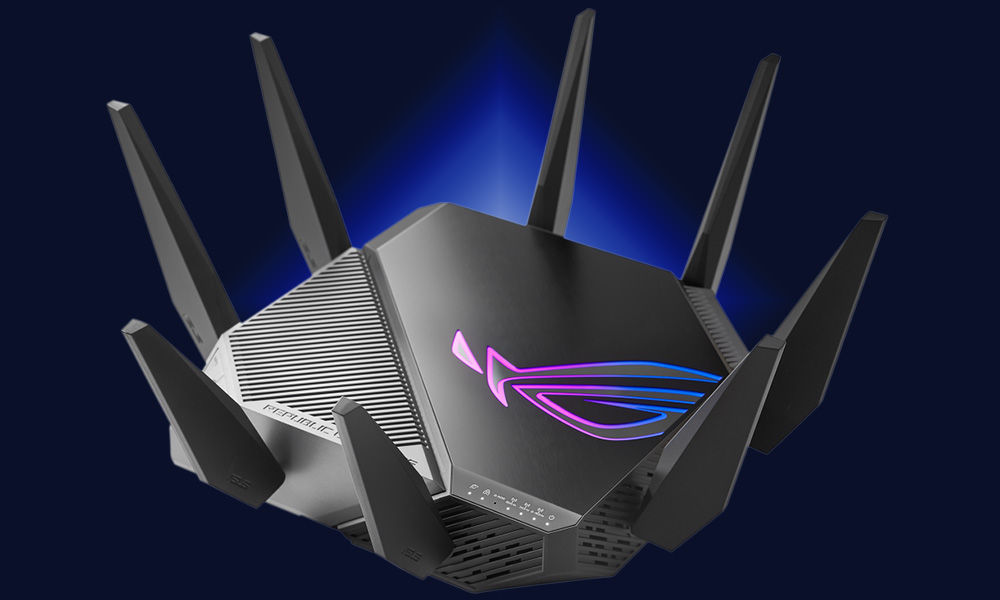 ASUS ROG Nighthawk AXE Wi Fi 6E Router