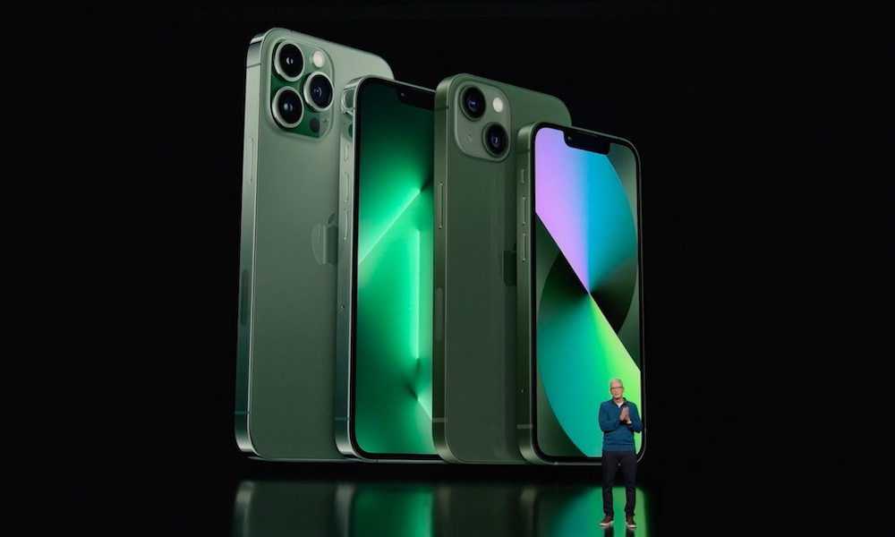 Tim Cook iPhone 13 Green