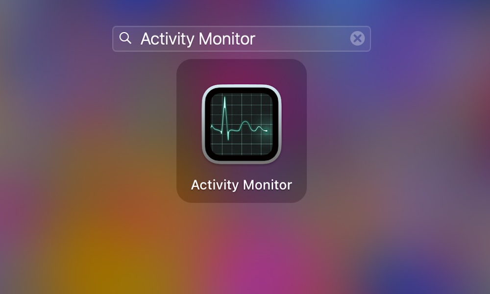 Activity Monitor on Launchpad Mac