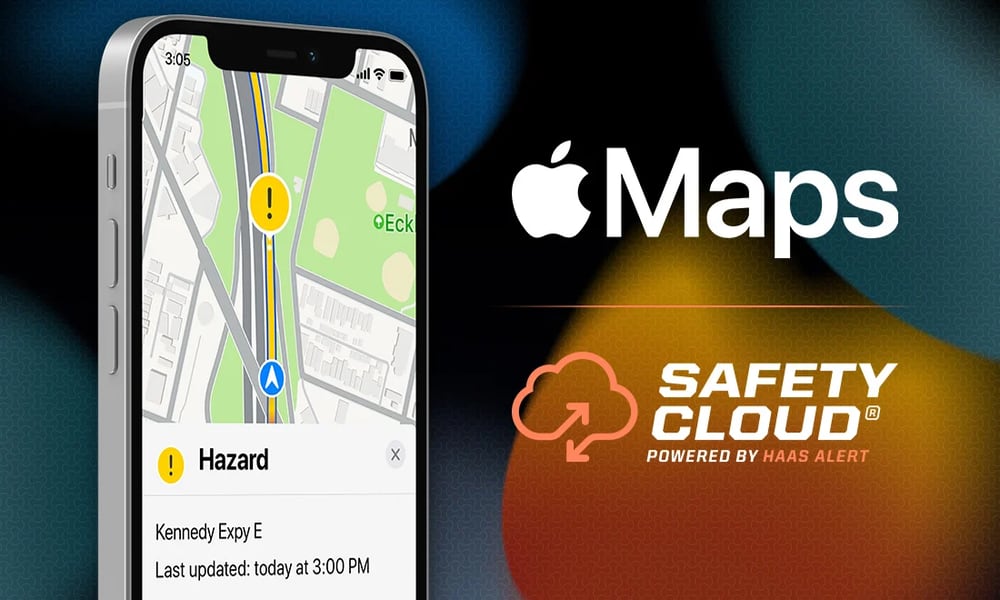 HAAS Alert Safety Cloud Apple Maps