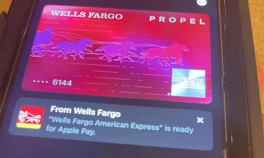 Wells Fargo card illegally added to Apple Pay