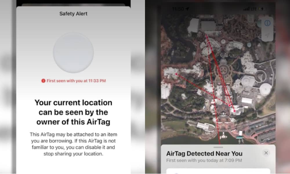 AirTag stalking at Disney World