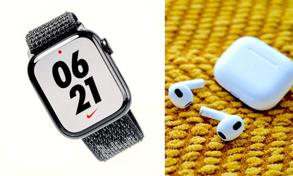 Apple Watch Series 7 and AirPods 3rd Generation