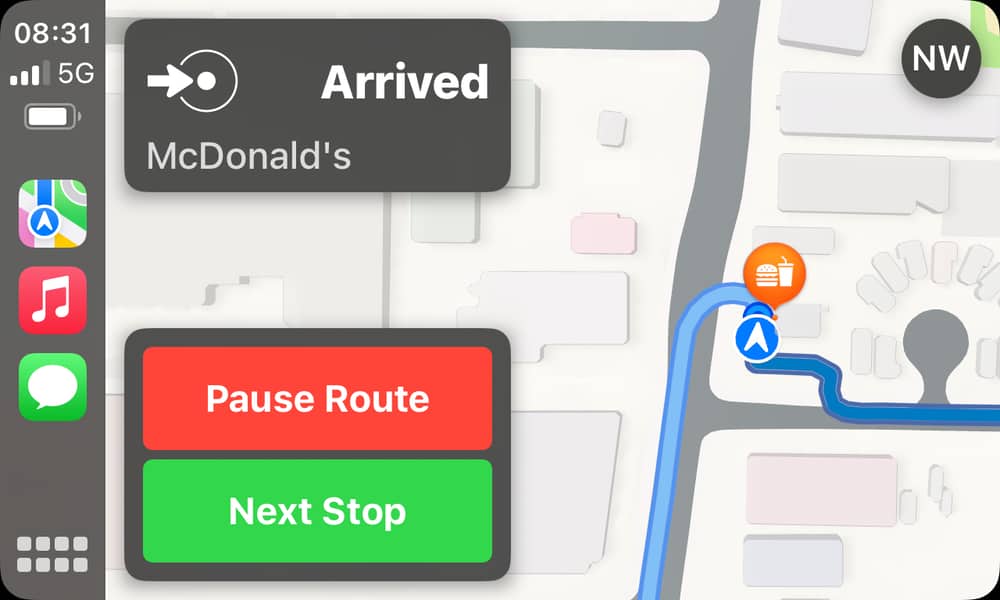 iOS 16 CarPlay Apple Maps multi stop routing