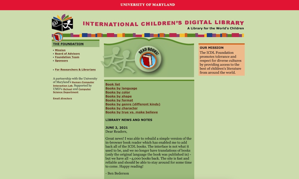International Childrens Digital Library