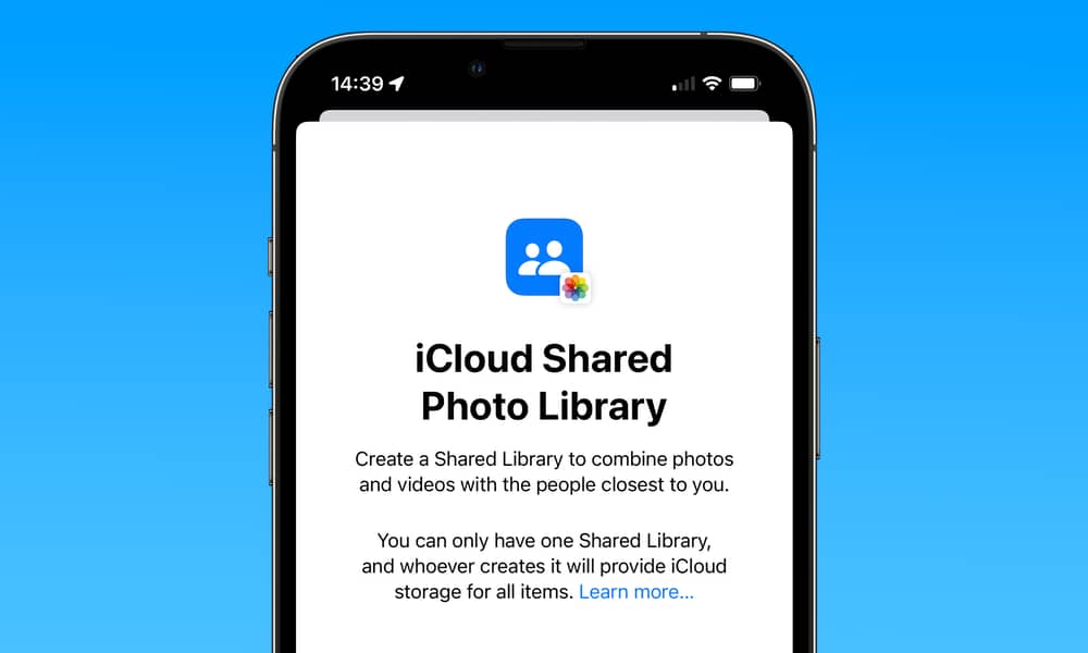 iOS 16 iCloud Shared Photo Library